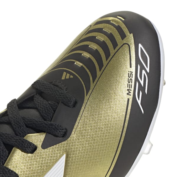 נעלי כדורגל F50 MESSI LEAGUE FG - ילדים זהב - Image 8
